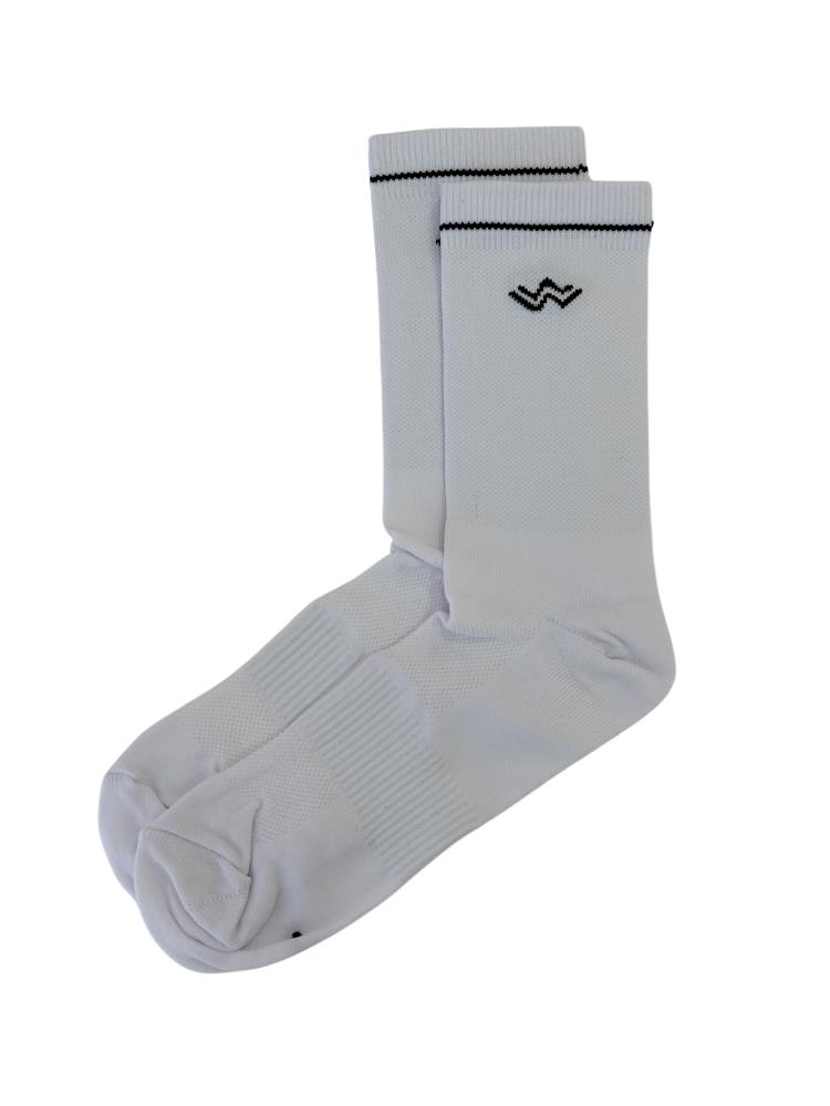 Meia De Poliamida De Corrida Branco