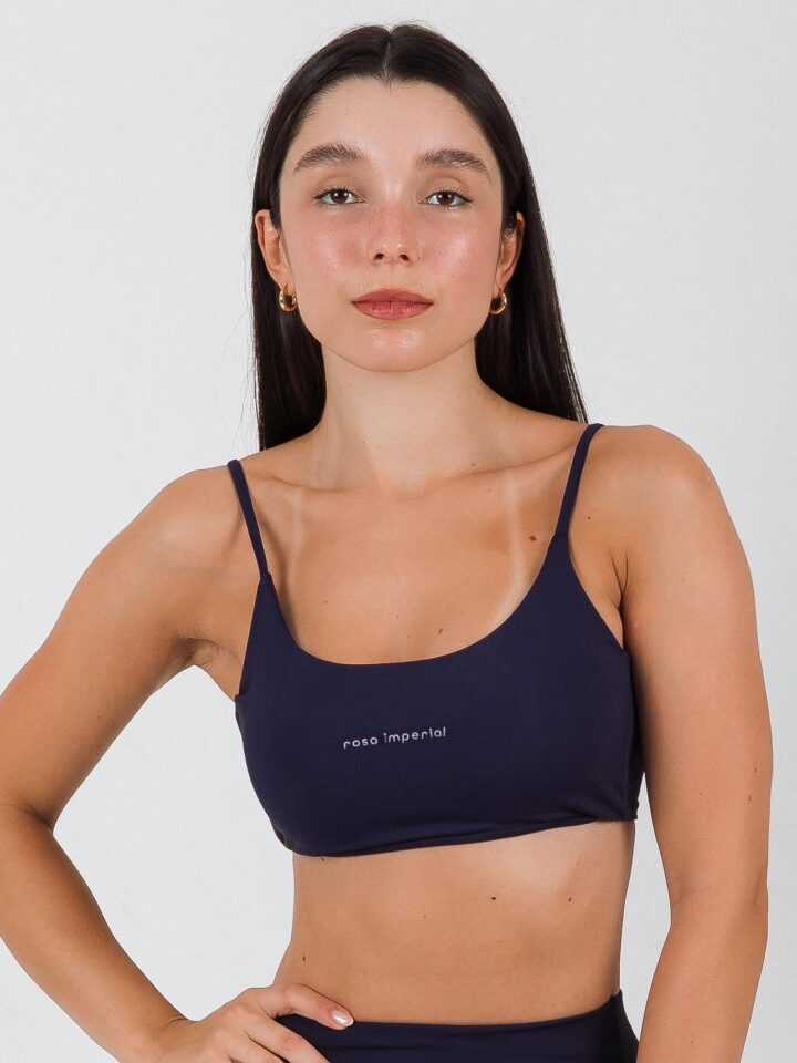 Top New Basic Azul Marinho