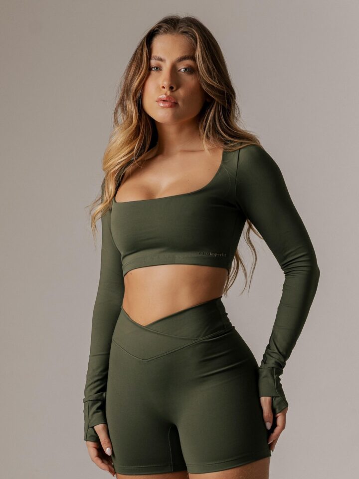 Cropped Good Verde Militar