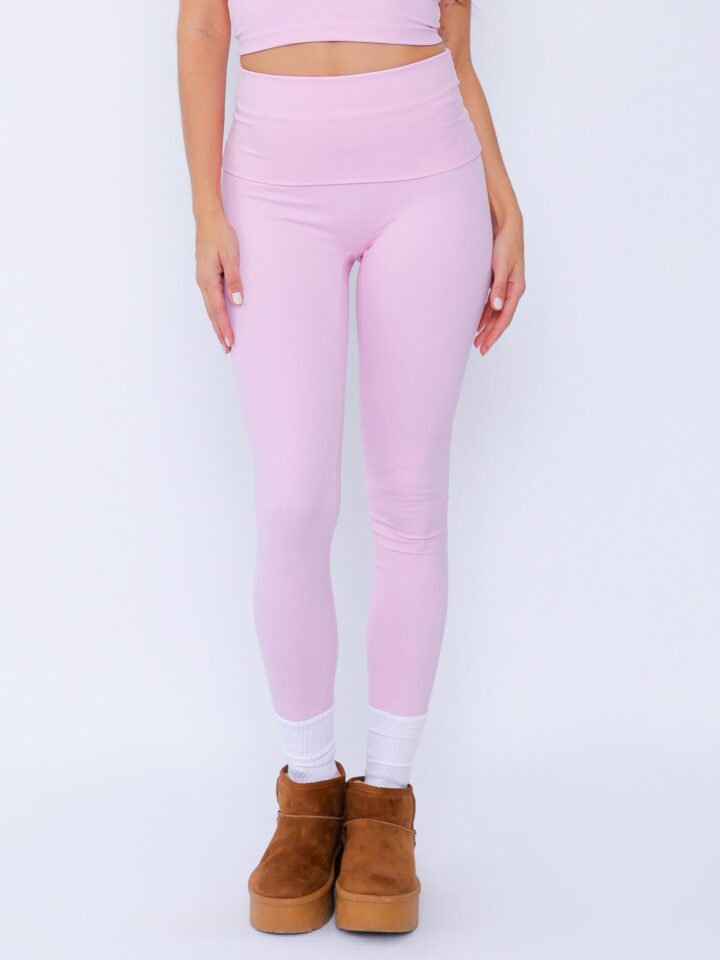 Legging Fold Rosa Blush