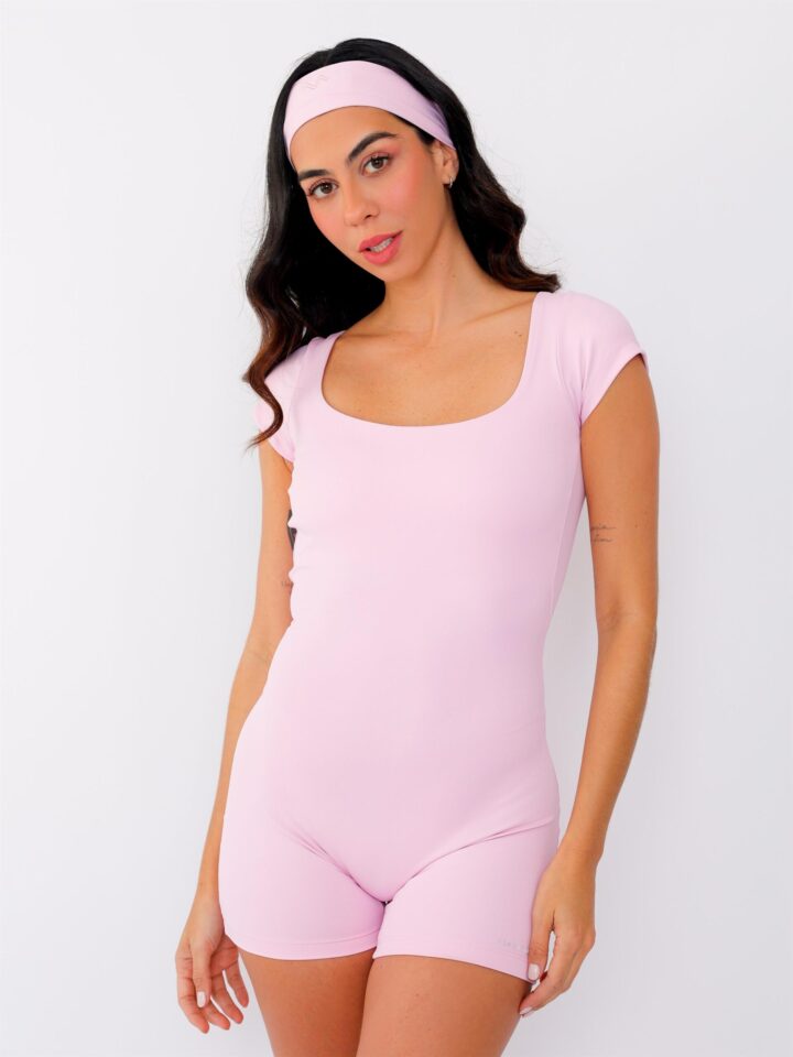 Macaquinho Match Rosa Blush - P