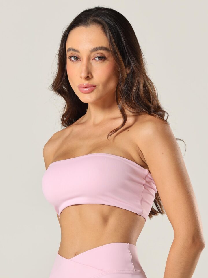 Top Infinity Tomara Que Caia Rosa Blush