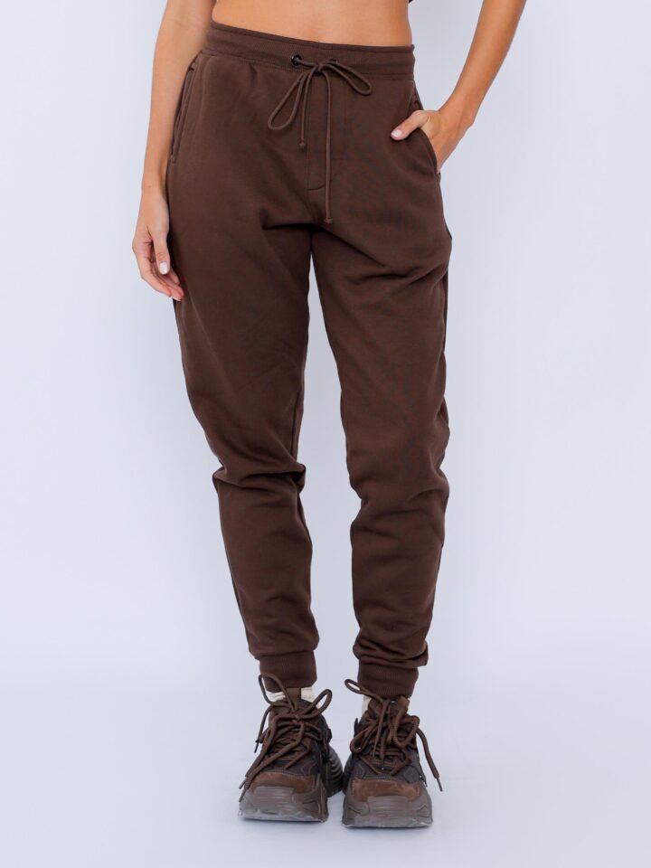 Calça De Moletom Coffee