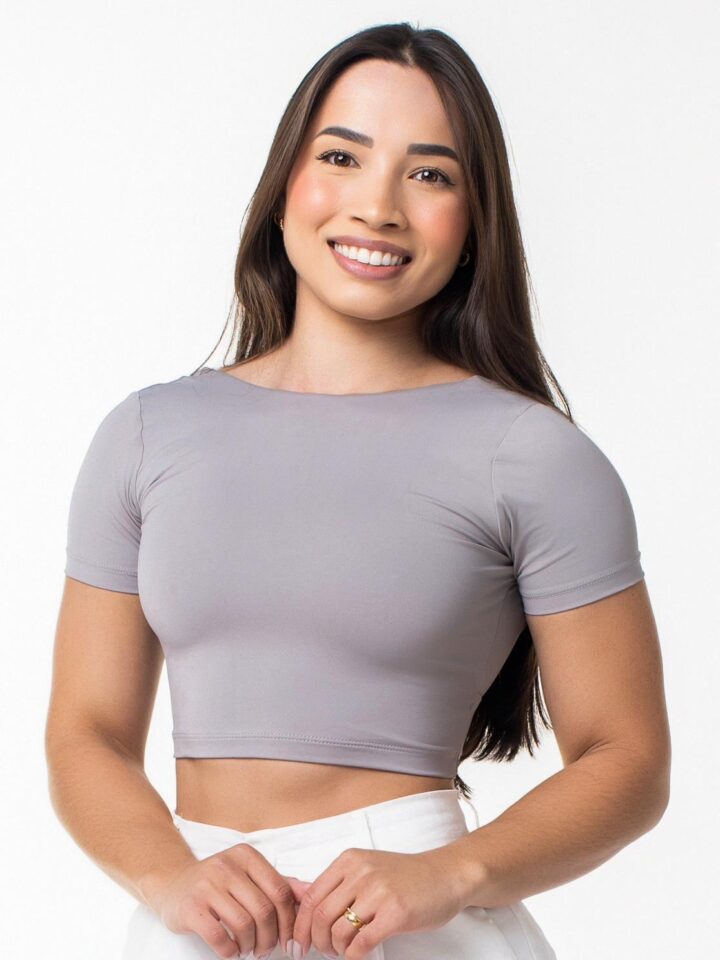 Blusa Charlotte Cinza