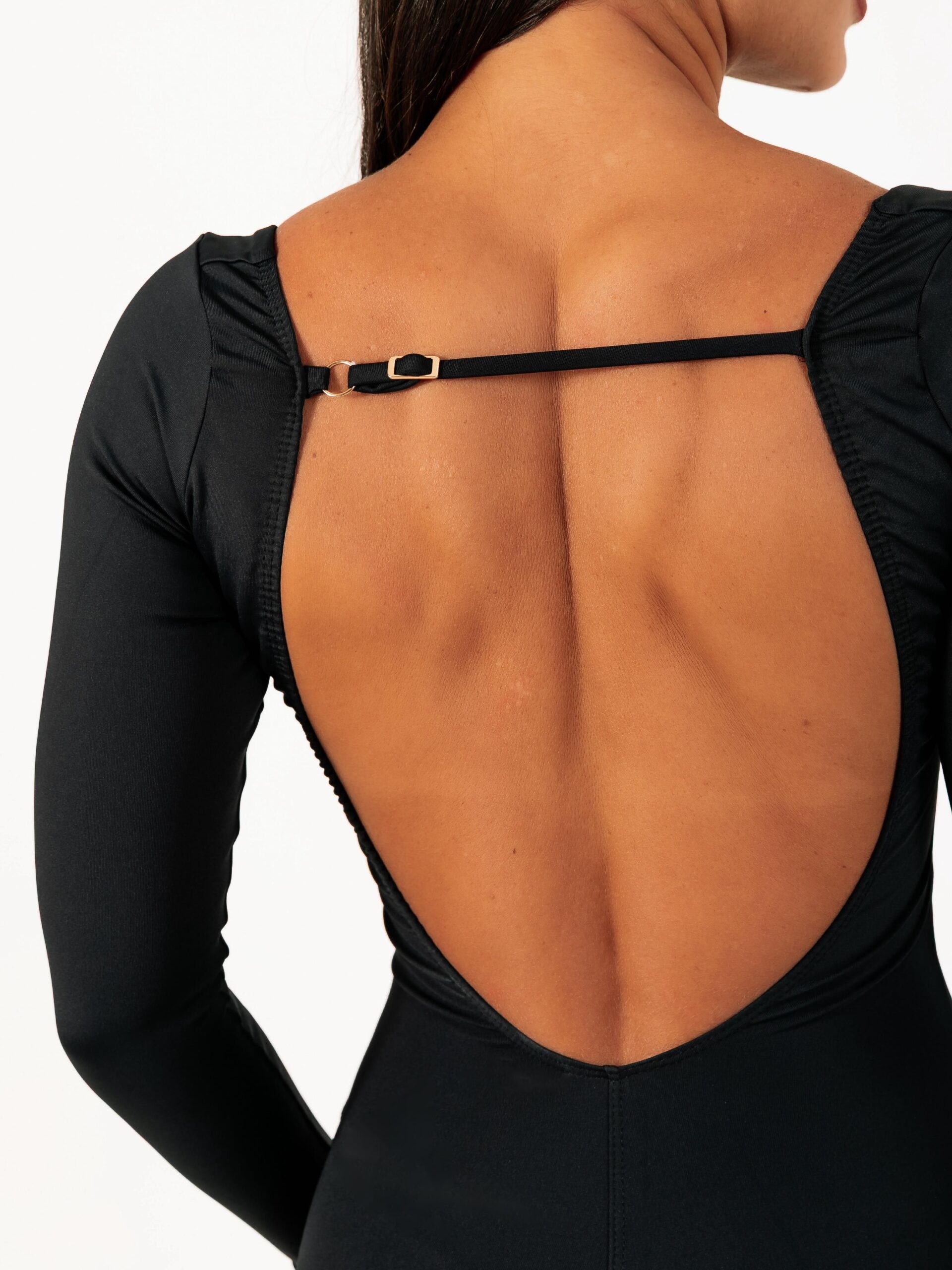 Macaquinho Match Manga Longa Preto - Image 3