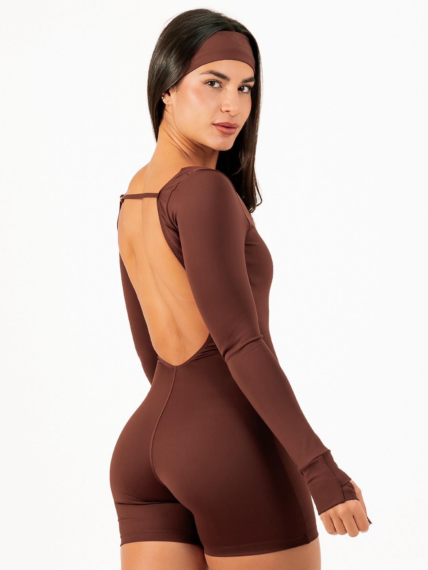 Macaquinho Match Manga Longa Espresso - Image 2