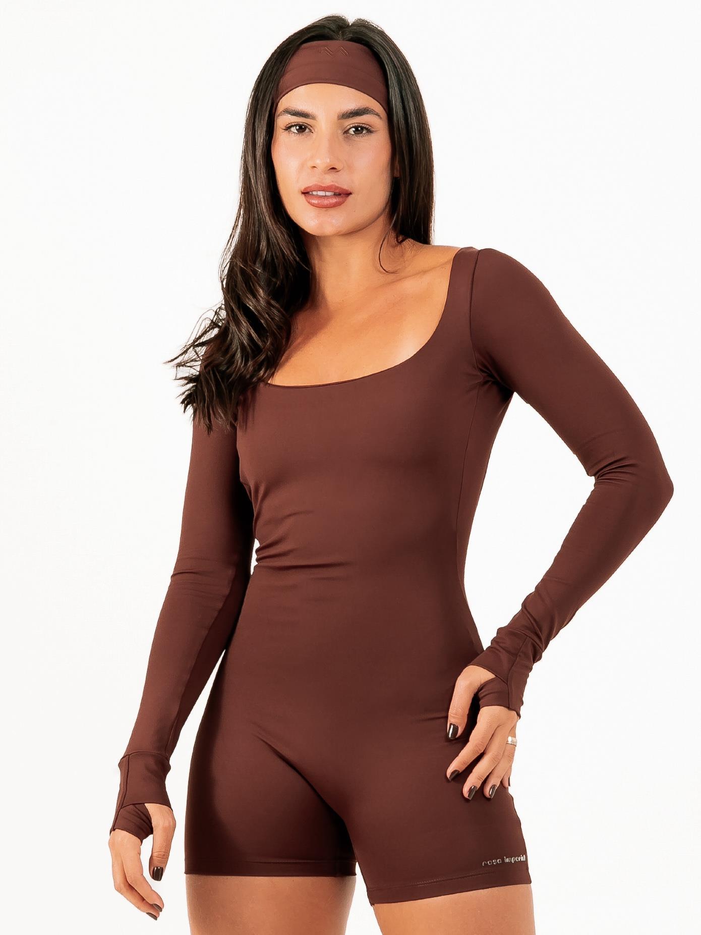 Macaquinho Match Manga Longa Espresso