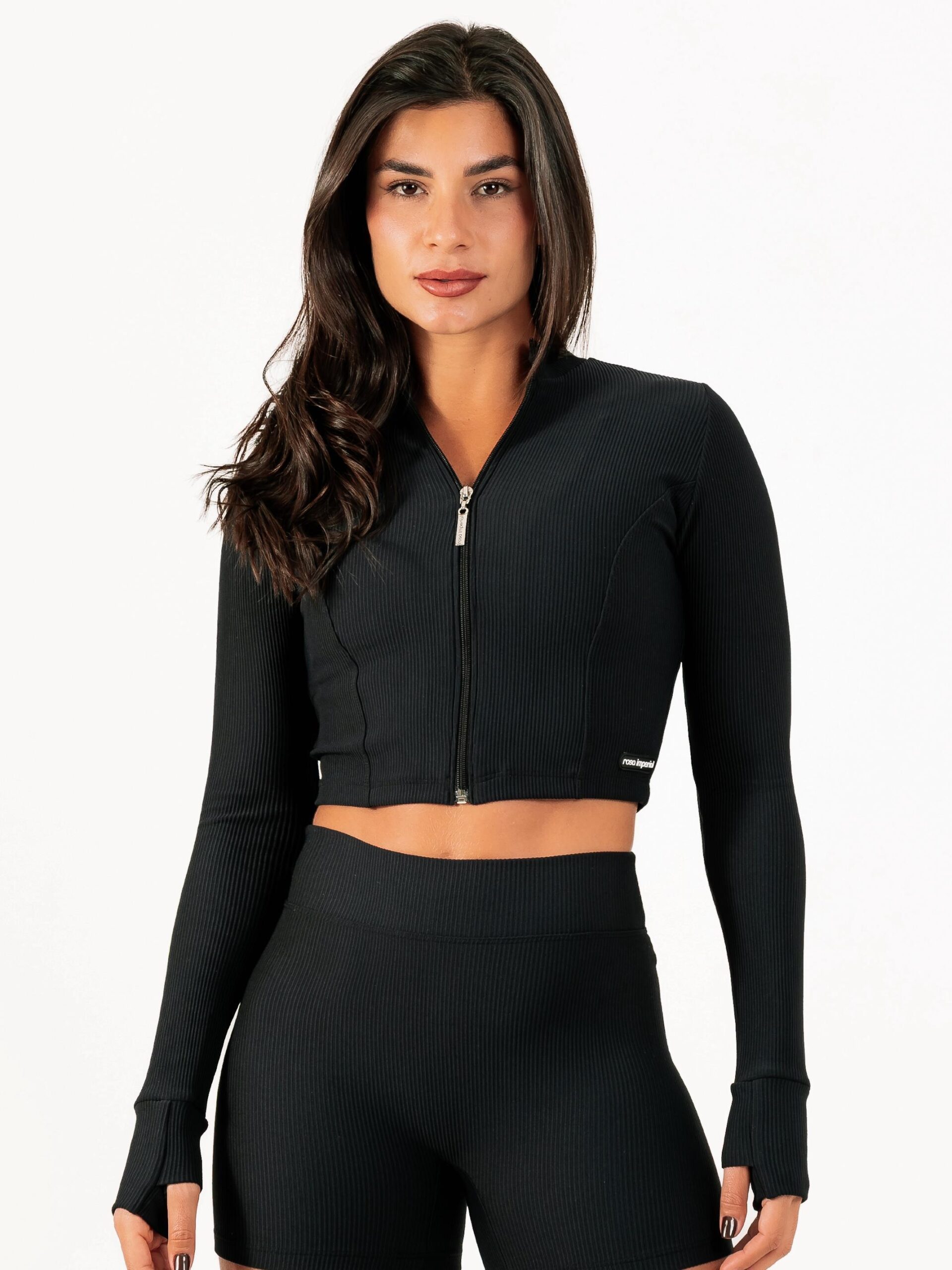 Jaqueta Zip Up Preto