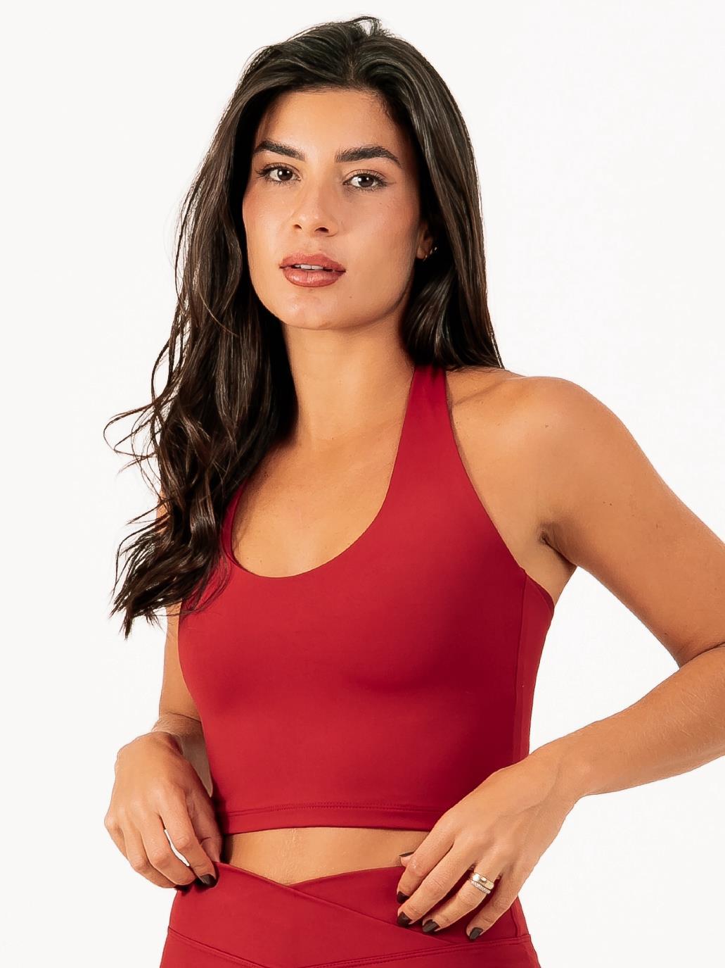 Top Wonder Frente Única Cherry