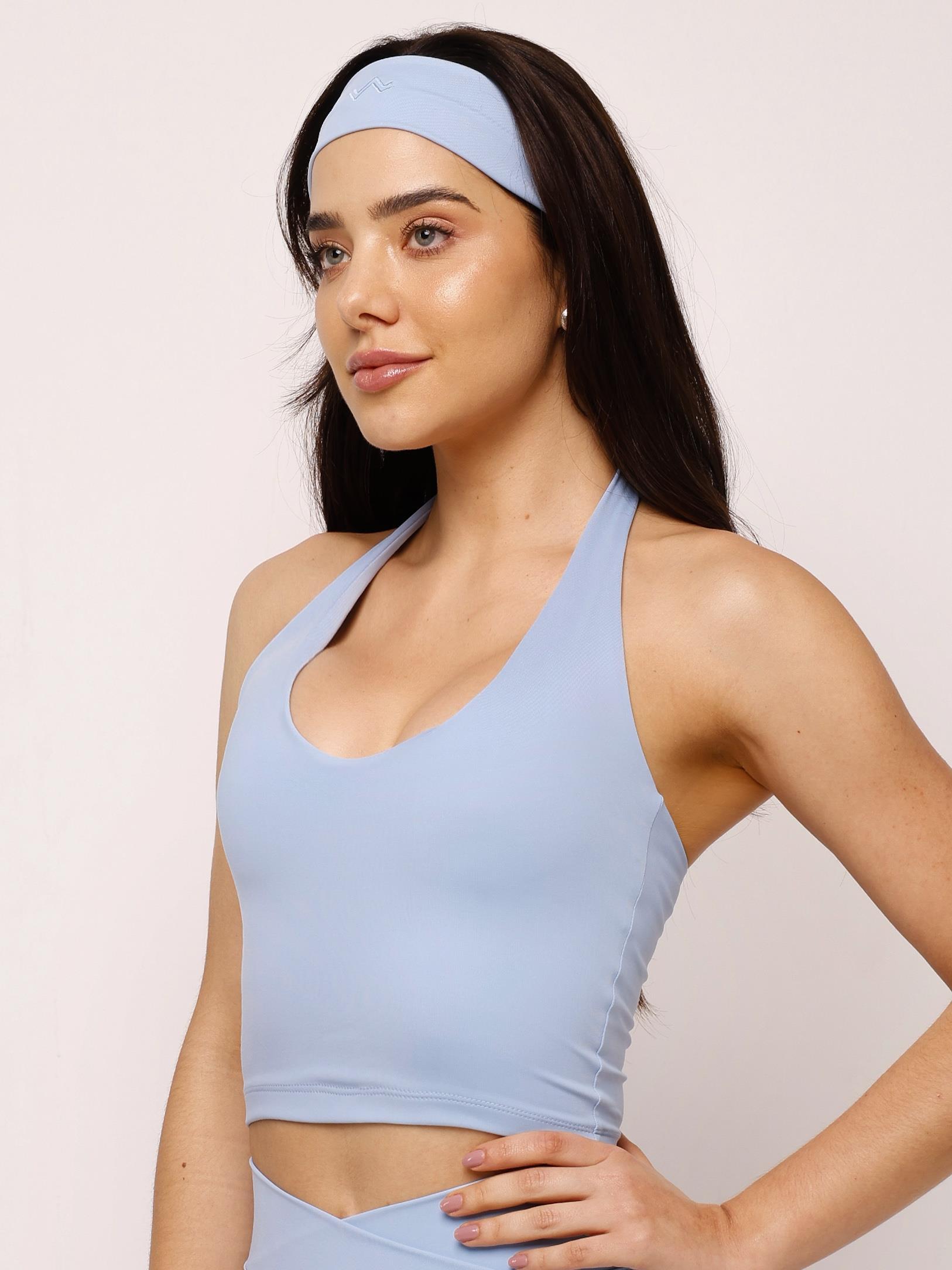 Top Wonder Frente Única Azul Sky