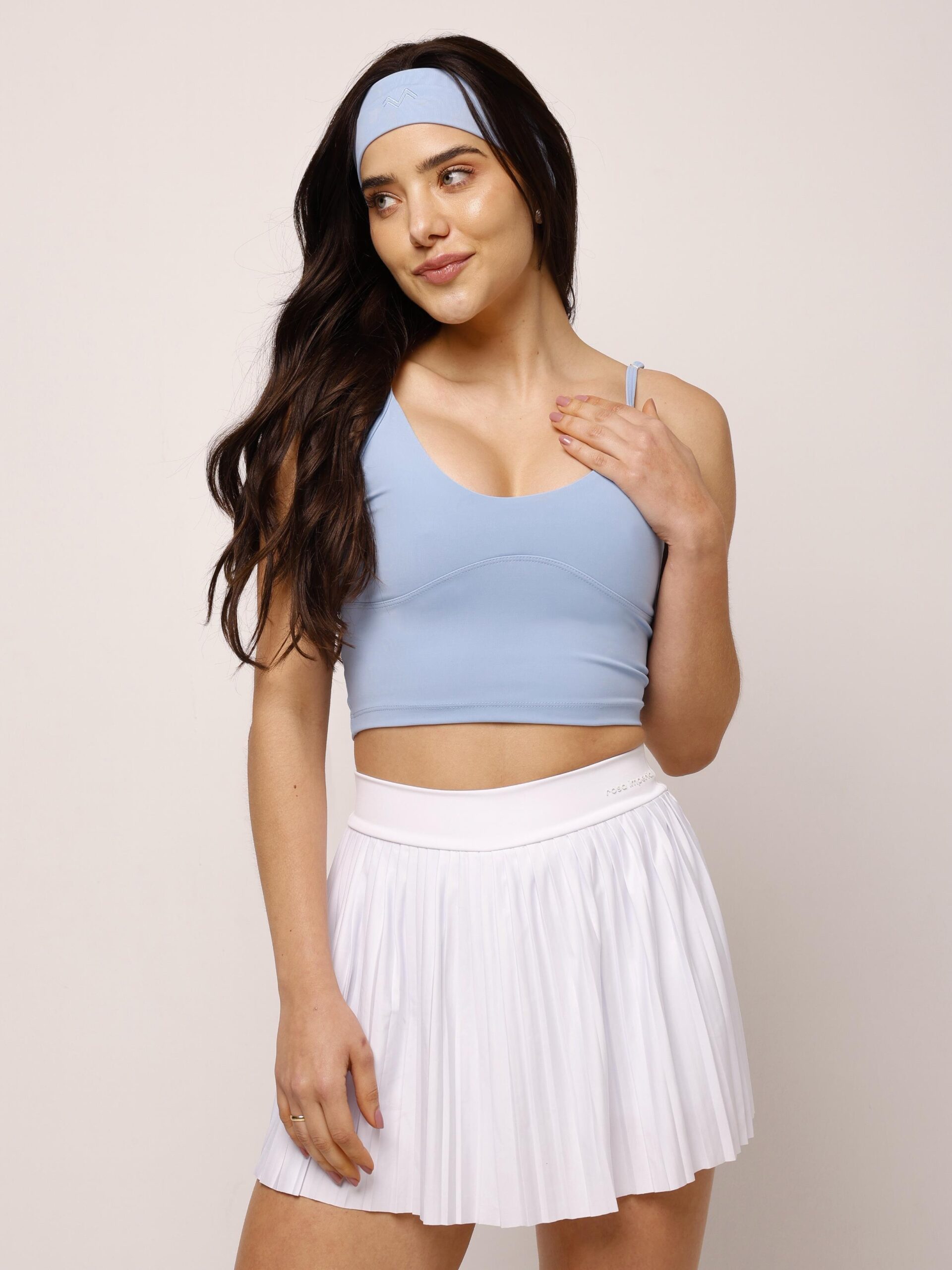 Saia Club Plissada Branco - Image 3