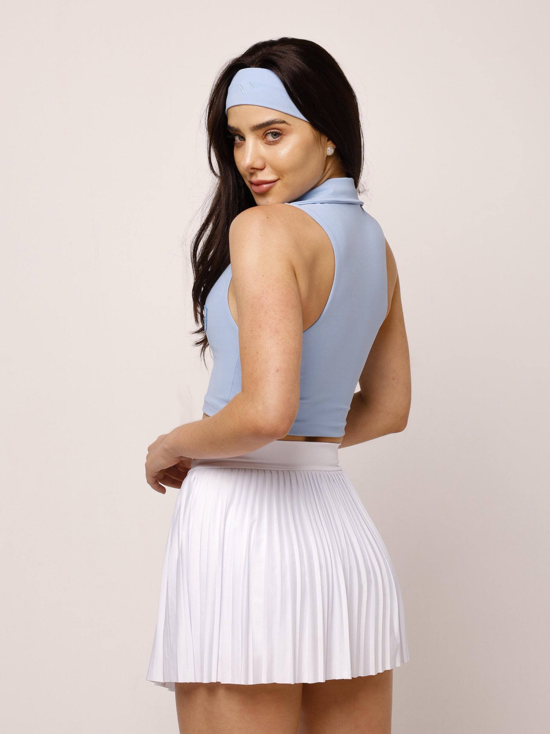 Saia Club Plissada Branco - Image 4