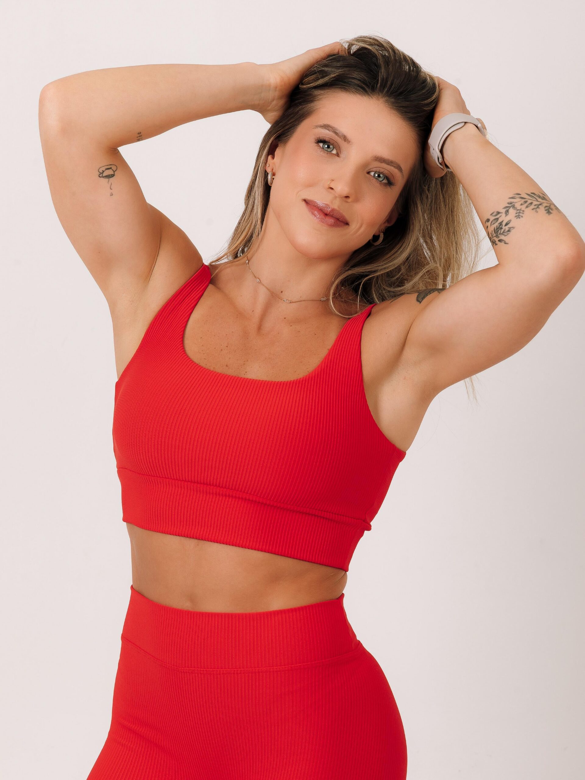 Top Maxi Canelado Red Sunset - Image 3