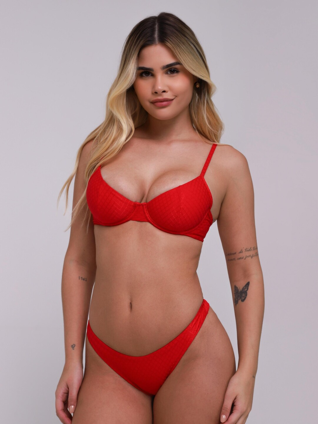 Biquini Sunny Textura Apple