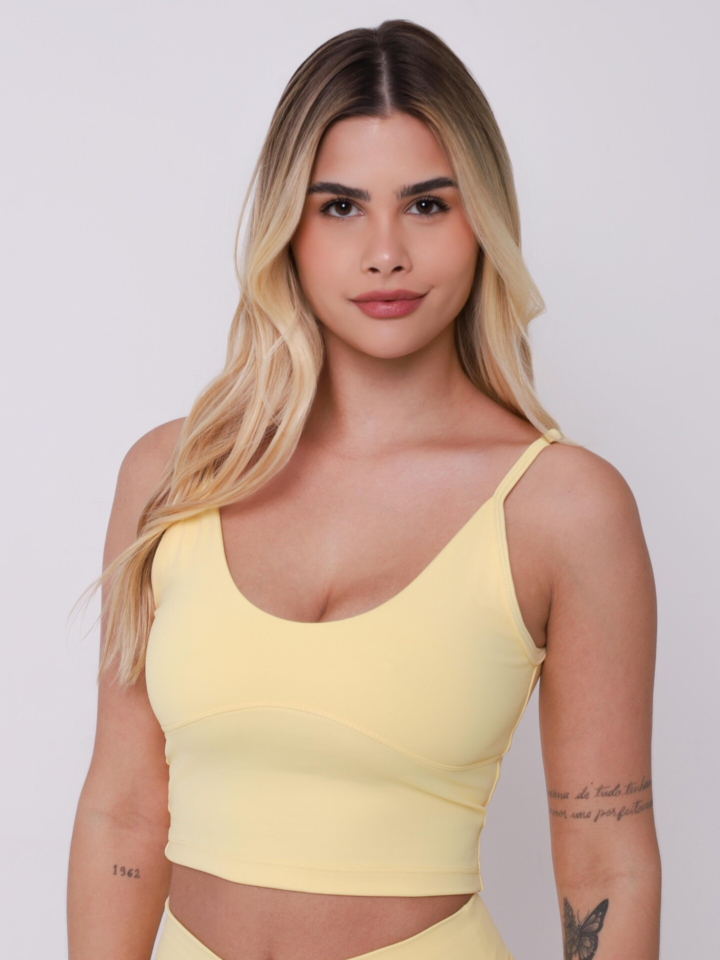 Regata Bold Amarelo Butter