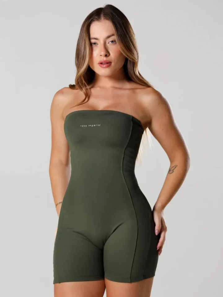 Macaquinho Infinity Verde Militar