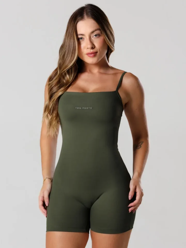 Macaquinho New Crush Verde Militar