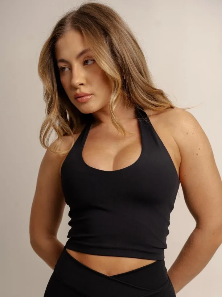 Top Wonder Frente Única  Preto - P