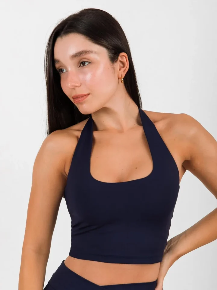 Top Wonder Frente Única Azul Marinho