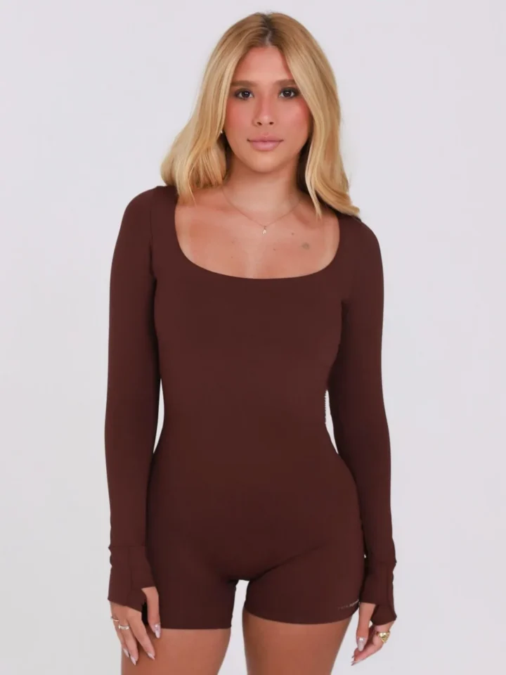 Macaquinho New Match Manga Longa Espresso