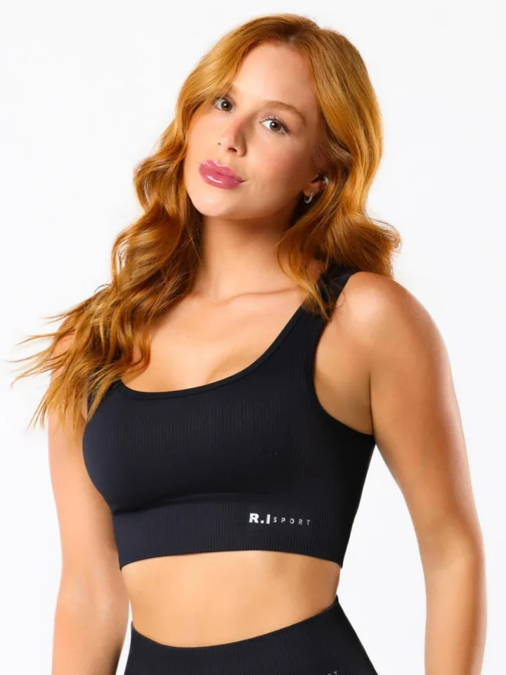 Top Seamless Essential  Preto